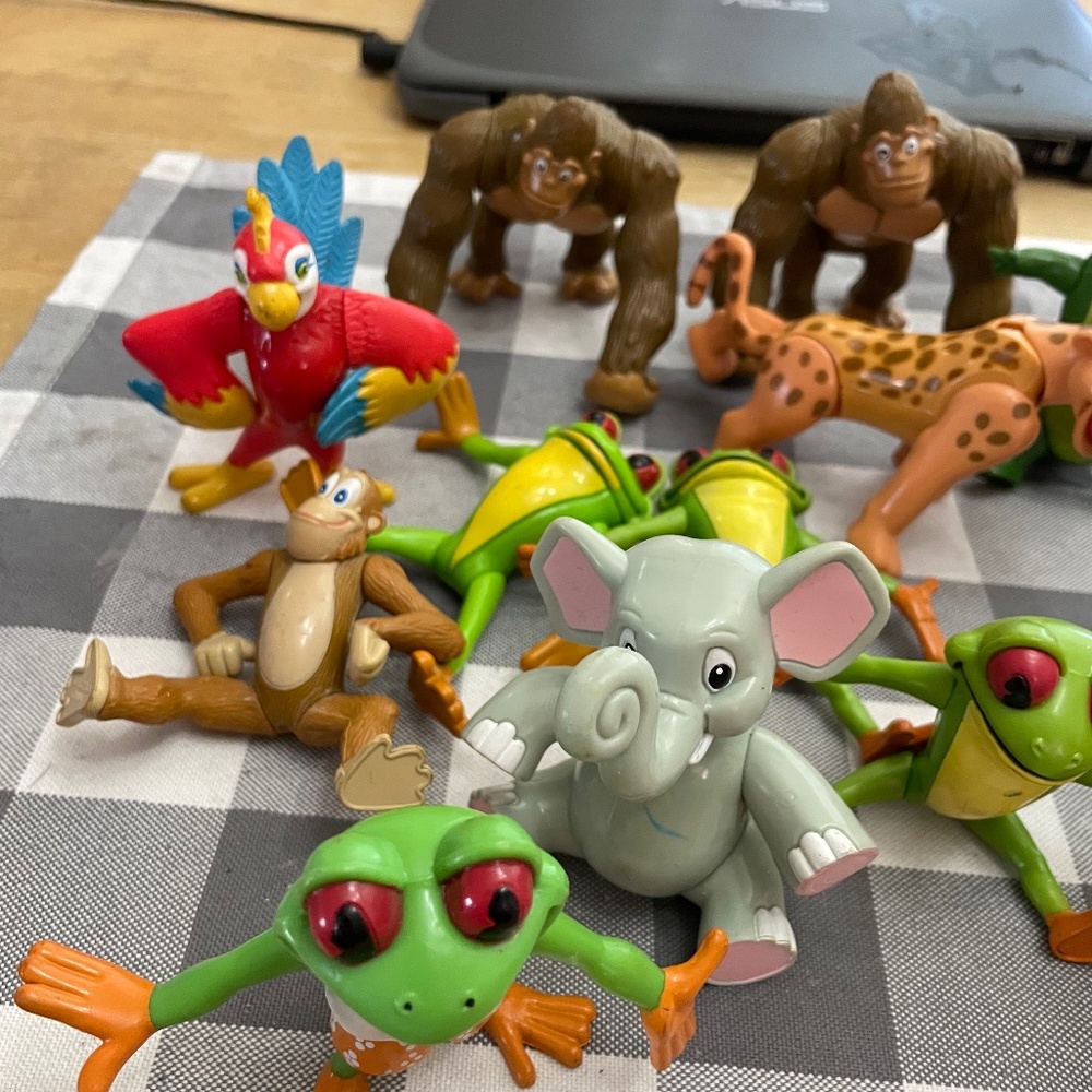 Jungle animals figures rainforest cafe